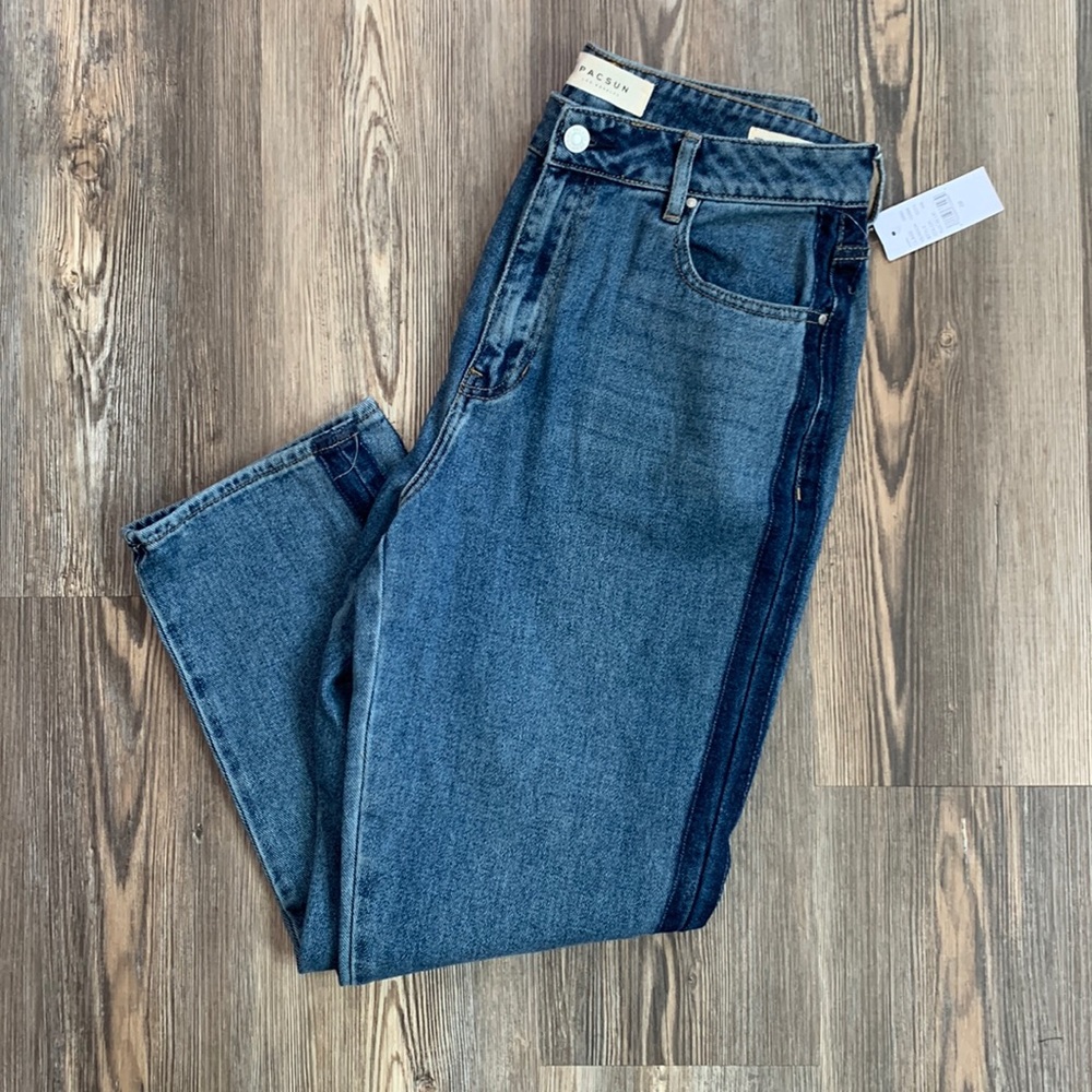Pacsun Mom Jean Tux Blue